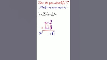 🤔How to simplify algebraic expressions?? Algebraic Expressions/ shorts Trick #shorts #shortsfeed