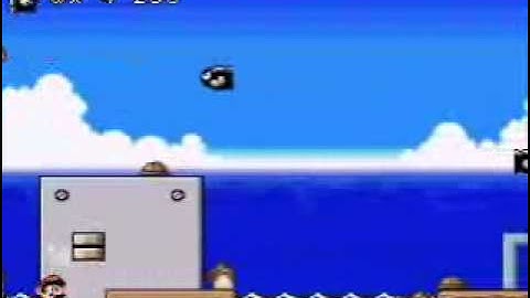 Airship, custom SMW level