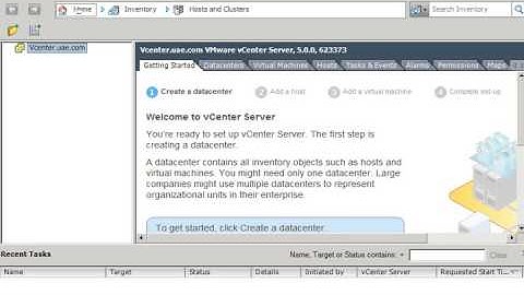 57 trouble shooting connection problem for Vcenter