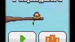 Falling Bird - Flappy Bird Copy Remake High Score Gameplay OVER 50!!! iPhone iPad iPod screenshot 4