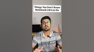 Amazing things you can do with notebook lm