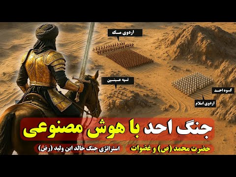 استراتژی شکست ناپذیر خالد بن ولید رض در جنگ احد حضرت محمد ص و غزوات