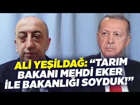Ali Yeşildağ: Tarım Bakanı Mehdi Eker İle Bakanlığı Soyduk! | KRT Haber