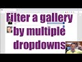 PowerApps filter gallery by dropdown