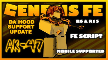 ROBLOX FE AK-47 GUN SCRIPT | MOBILE SUPPORTED | FLING | R6 & R15 | FREE | DA HOOD SUPPORT ADDED |