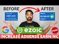  how to double adsense earning with ezoic  ezoic setup tutorial in hindi  ezoic earnings review