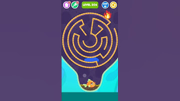 Save The Fish Gameplay Level 206 Shorts Solution and Answer