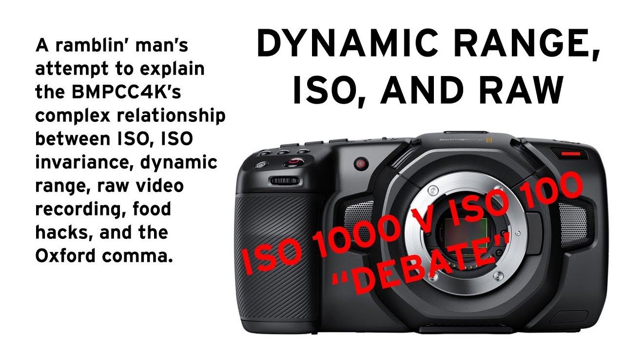 BMPCC4K | BRAW | ENDING THE ISO 1000 VS 100 "DEBATE"