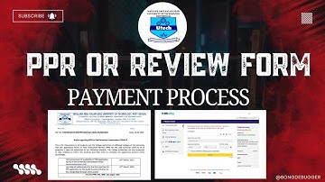 PPR Review Form Payment Process | MAKAUT Portal | Step-by-Step Guide