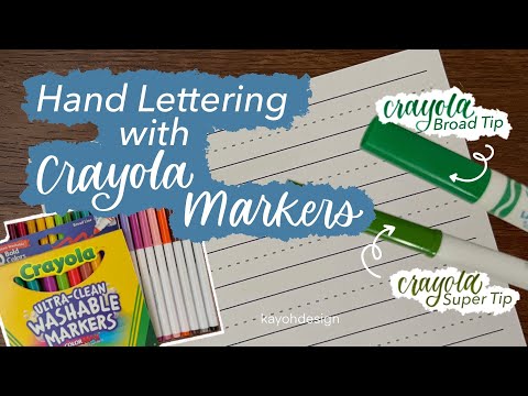 Marker Madness: Crayola Super-Tips