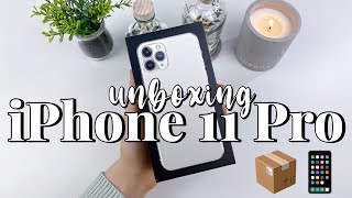 iPhone 11 Pro unboxing  | silver, 256 gb