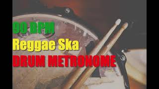 Reggae Ska Drum Metronome Loop -90 BPM