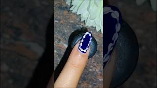 ✨📌Easy nail art without tools 📌 at home 🏡🏡 #simplenails #nailart #shortvideo #nails #ytshorts