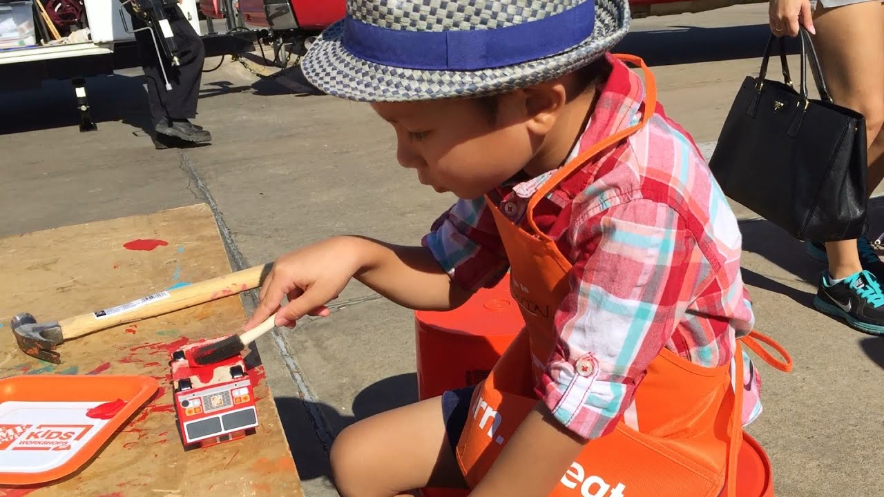 Home Depot Kids Workshop Fire Truck YouTube