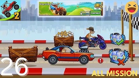 Hill Climb Racing 2 - Gameplay Walkthrough Part 26 - All Mission || 3D Car Game (Ios, Android)