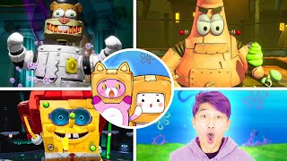 Can FOXY \& BOXY Beat SPONGEBOB BATTLE FOR BIKINI BOTTOM?! (WE RESCUED PATRICK!!)