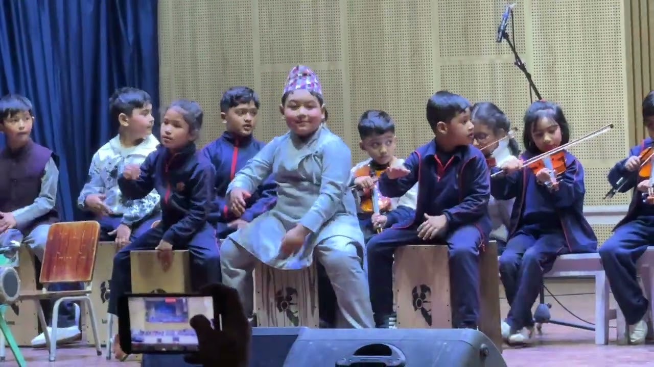 Marry had a little lamp - Euro School Annual Day 2082