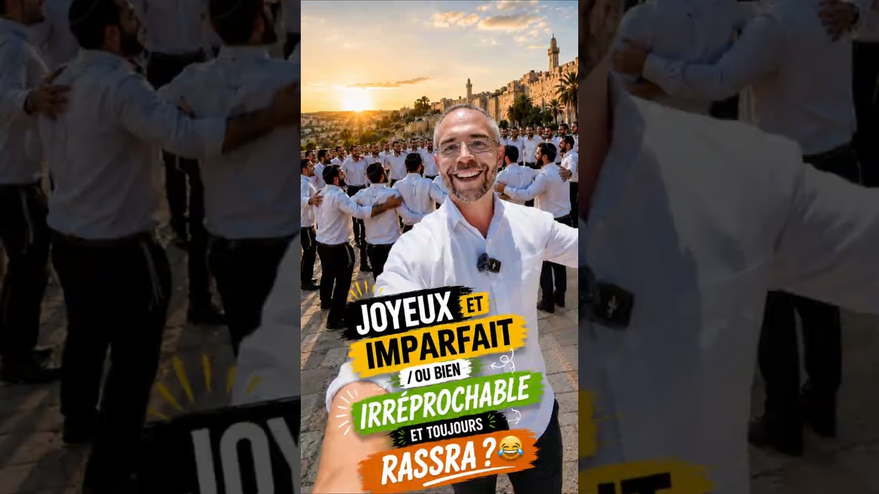 ☺️ JOYEUX et imparfait /ou bien irréprochable et toujours RASSRA ❓ 🤣 - Rav Chlomo Valensi