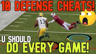 ⚠️10 DEFENSE CHEATS U DON'T KNOW⚠️That Give You An UNFAIR ADVANTAGE in Madden NFL 23 Gameplay! Tips