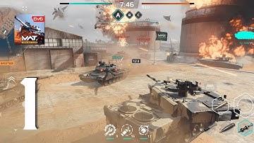 MWT: Tank Battles Gameplay Walkthrough Part 1 - Tutorial (Android, IOS)