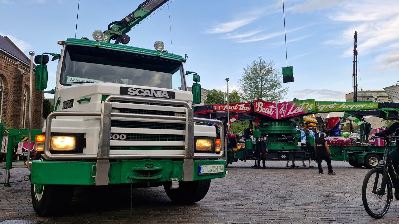 Transport en opbouw kermis Tilburg 2025 - Deel 2