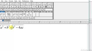 How to use space in  MATH type Editor.(Urdu/hindi)