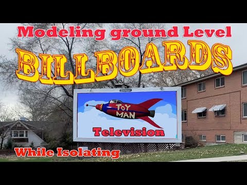 Modeling Ground Level Billboards While Socially Isolating