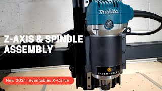 Inventables New 2021 X-Carve Z-Axis & Spindle Assembly