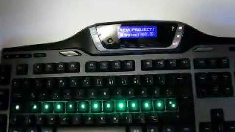 Logitech G15 multicolors back light keyboard by JESS