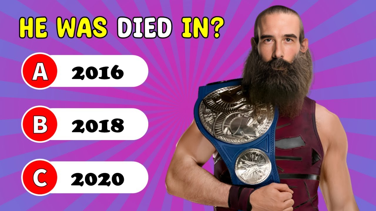Guess The Death Year of Most Famous WWE Wrestlers