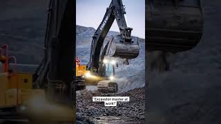 "Excavator master at work!"#shorts #youtubeshorts#satisfying #excavator #construction#heavyequipment