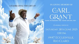 The Funeral Service of Carl Grant