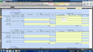 Perpetual Inventory Valuation using FIFO.wmv