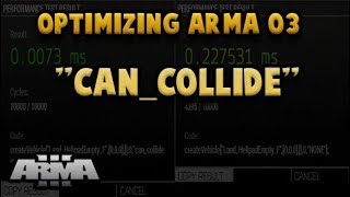 Optimizing Arma 03 - "can_collide" | Arma 3