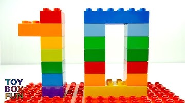 123 Numbers Counting 1-10, Build Numbers, Building Blocks for Children - Videos for Kids | ToyBoxFun