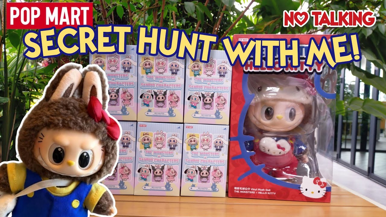 POP MART LABUBU THE MONSTERS X SANRIO FULL SET ASMR UNBOXING