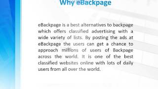 Alternative To backpage