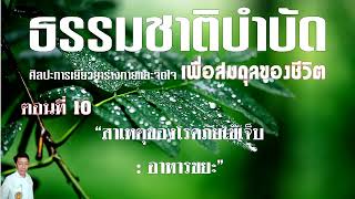 ธรรมชาติบำบัด ตอนที่ 10 สาเหตุของโรคภัยไข้เจ็บ