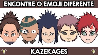 FIND THE DIFFERENT EMOJI KAZEKAGES NARUTO - EMOJIS KAZEKAGES GAME IN VILA DA AREIA-JOGO NARUTO screenshot 2