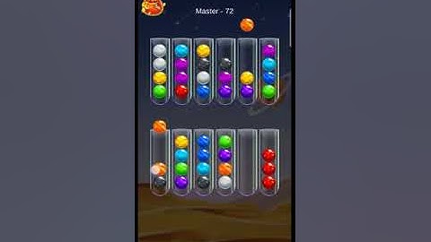 Golden Bubble Sort Master Level 72 (gameplay walkthrough)