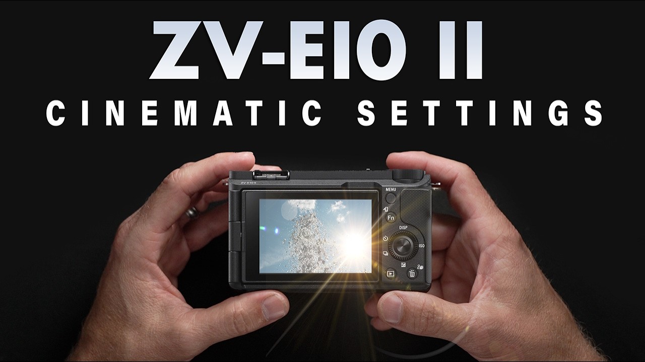 SONY ZV-E10 II - Cinematic Settings for Filmmaking
