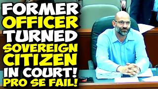 Ex-Trooper Turned Sovereign Citizen Thinks The Court Doesn't Have JURISDICTION!!! Pro Se FAIL!!!