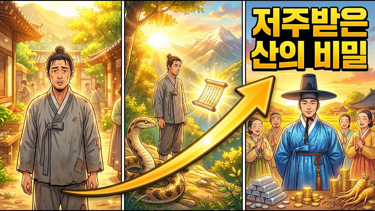 듣기만해도 스르르 잠이오는 옛이야기|마지막 전 재산으로 저주받은 뱀산을 산 거지|수면영상|잠이안올때|잠잘오는이야기|귀가심심할때|집안일할때|꿀잠자고싶을때|오디오북