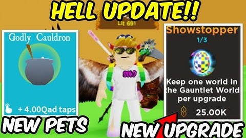 *NEW UPDATE* IN TAPPING SIMULATOR (HELL UPDATE) Roblox Tapping Simulator