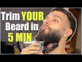 How to PROPERLY Trim YOUR beard...Like a Barber -jjaybeardedbarber