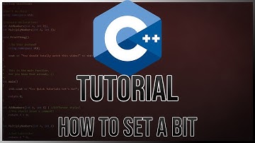 How To Set A Bit | C++ Tutorial