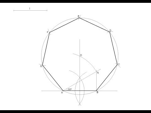 Vídeo: Com Dibuixar Un Heptàgon Regular