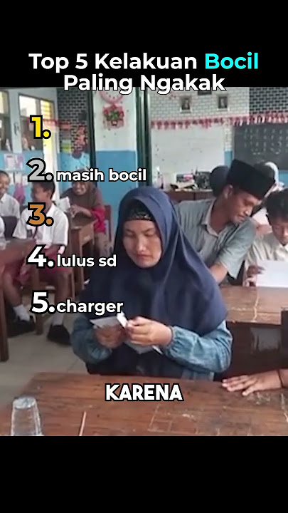 Top 5 Kelakuan Bocil Paling Ngakak🤣