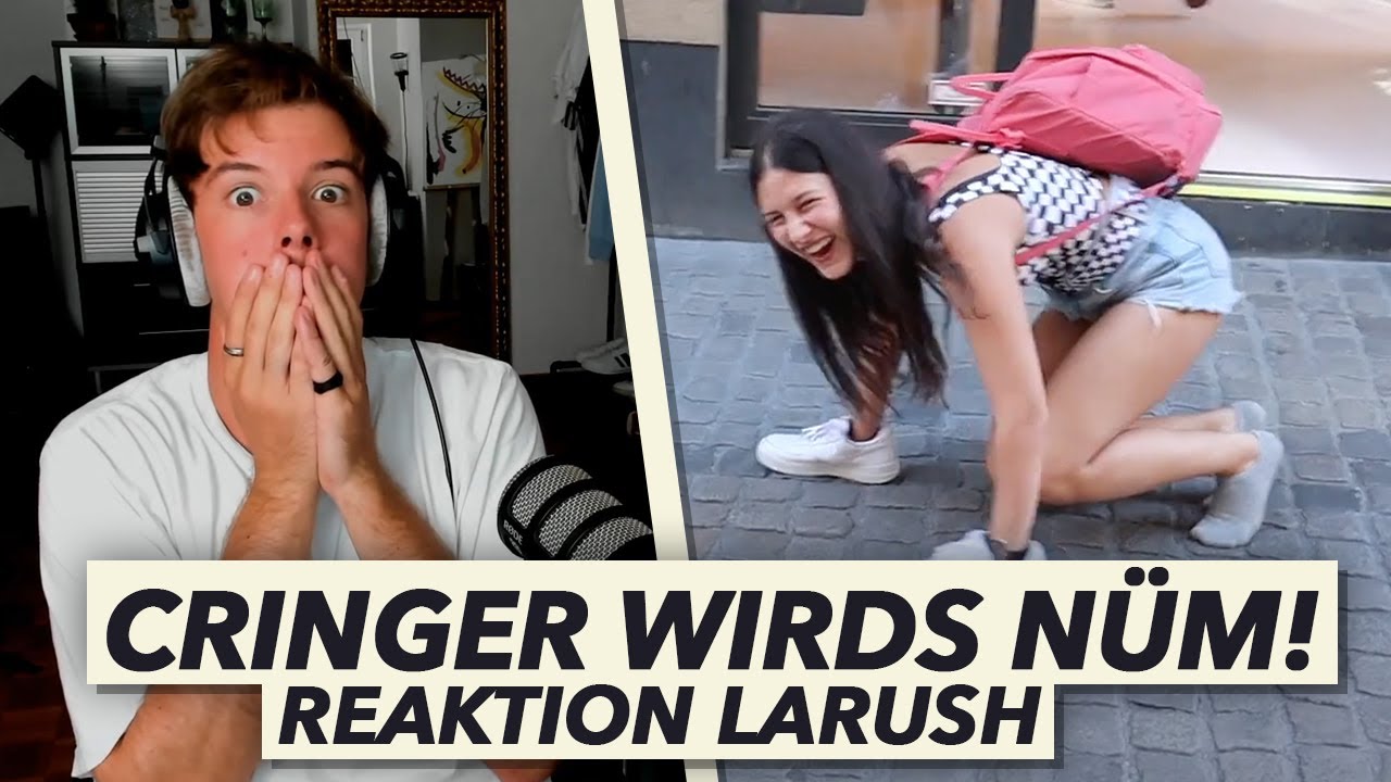Sie lauft wiene HUND durch d'STADT! 🐶😩 Reaktion uf Larush 😂 | AdiTotoro Reaktion
