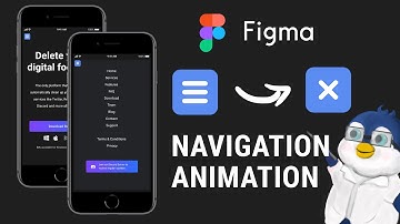 [Figma Basic Animations] Turning hamburger icon into and x or close icon